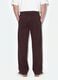 Braune Jogger aus reiner Baumwolle mit elastischem Bund, Oversize-Fit_2