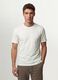 White organic cotton slim-fit short-sleeve T-shirt_0