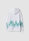 White cotton-blend hoodie with graffiti print_1