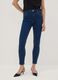 Jeans azuis skinny fit em algod&atilde;o e viscose el&aacute;sticos_1