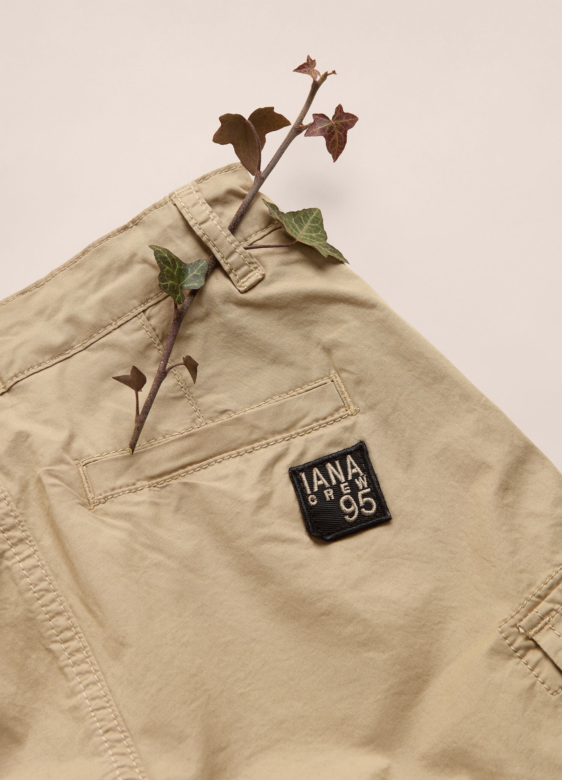 IANA stretch cotton shorts with pockets