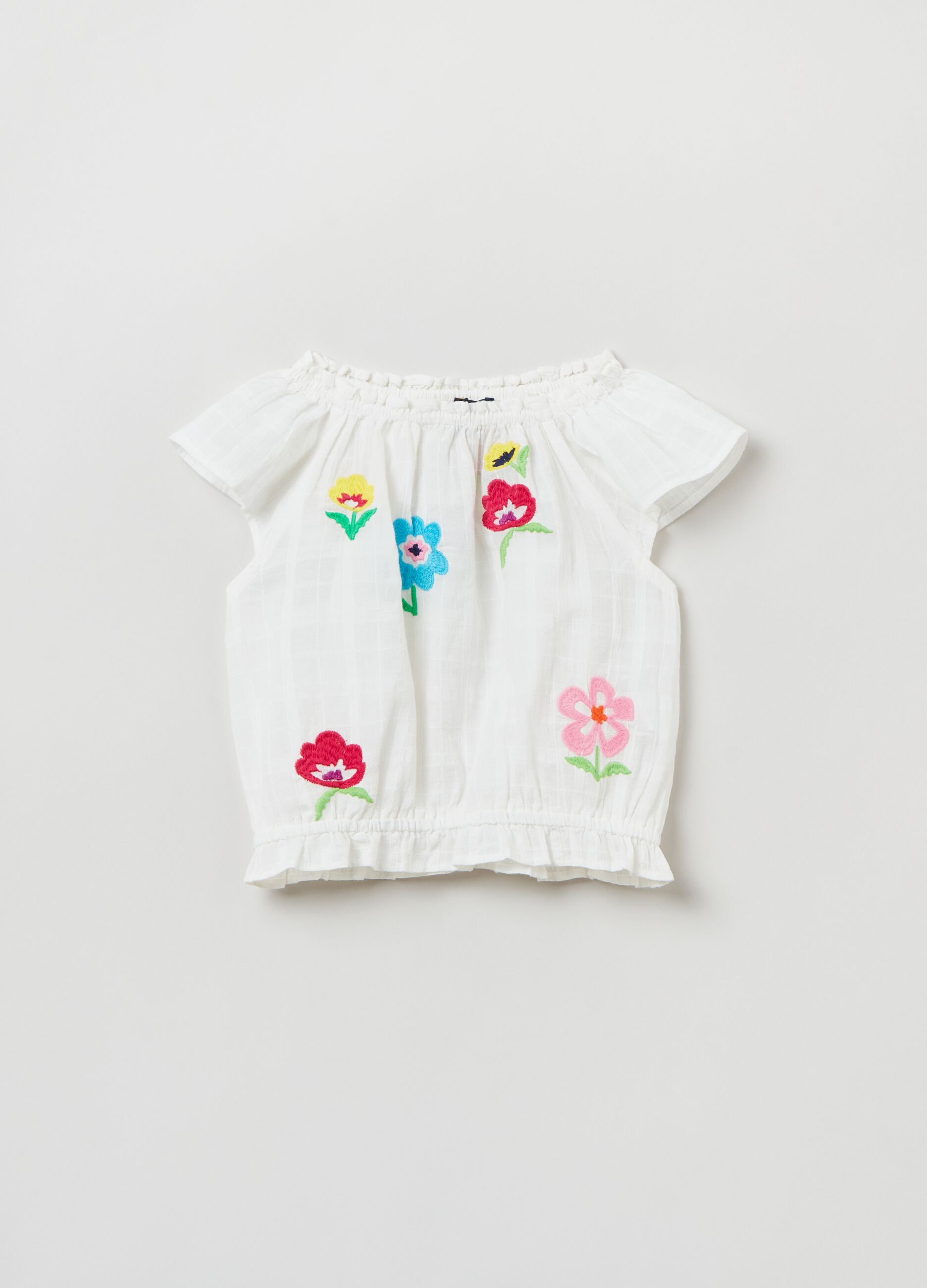 Cotton blouse with embroidery_0