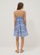 Blue pure cotton slip dress with all-over print_3