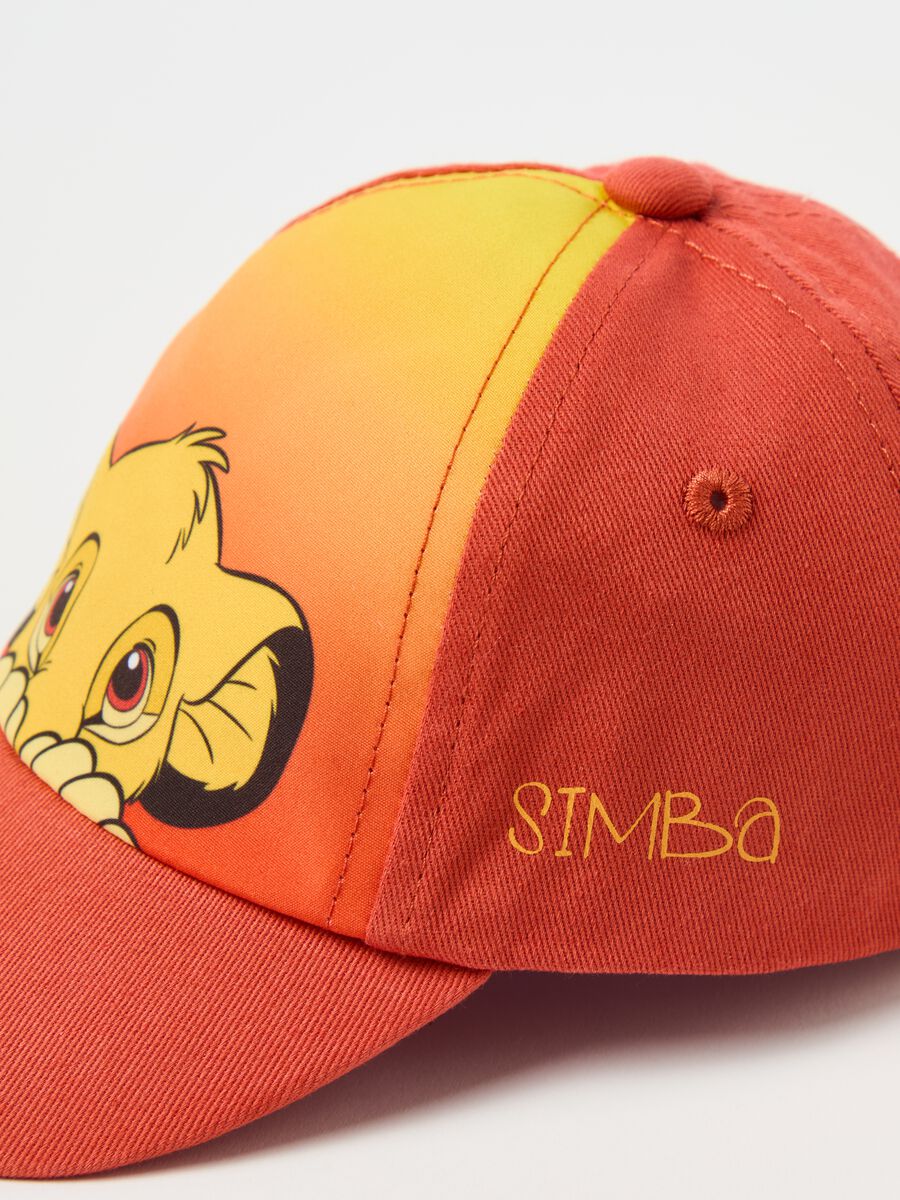 Organic cotton hat with The Lion King print_2