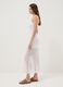 White midi dress in stretch fabric_1