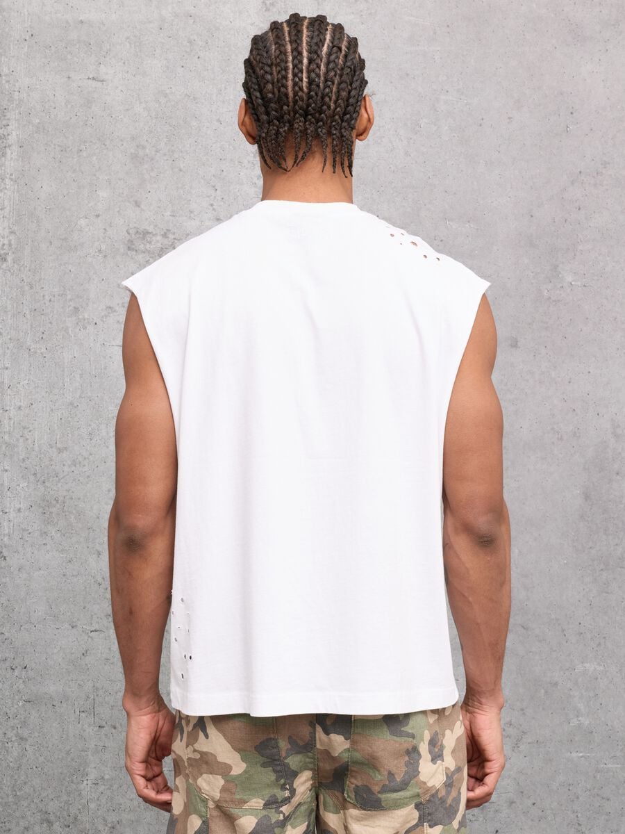 Sunfaded White Tank Top_1
