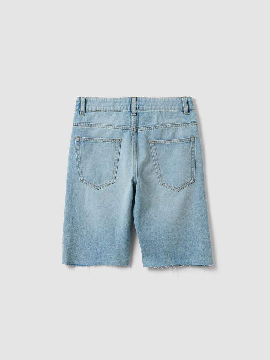 Boys&rsquo; light blue denim shorts, regular fit_4