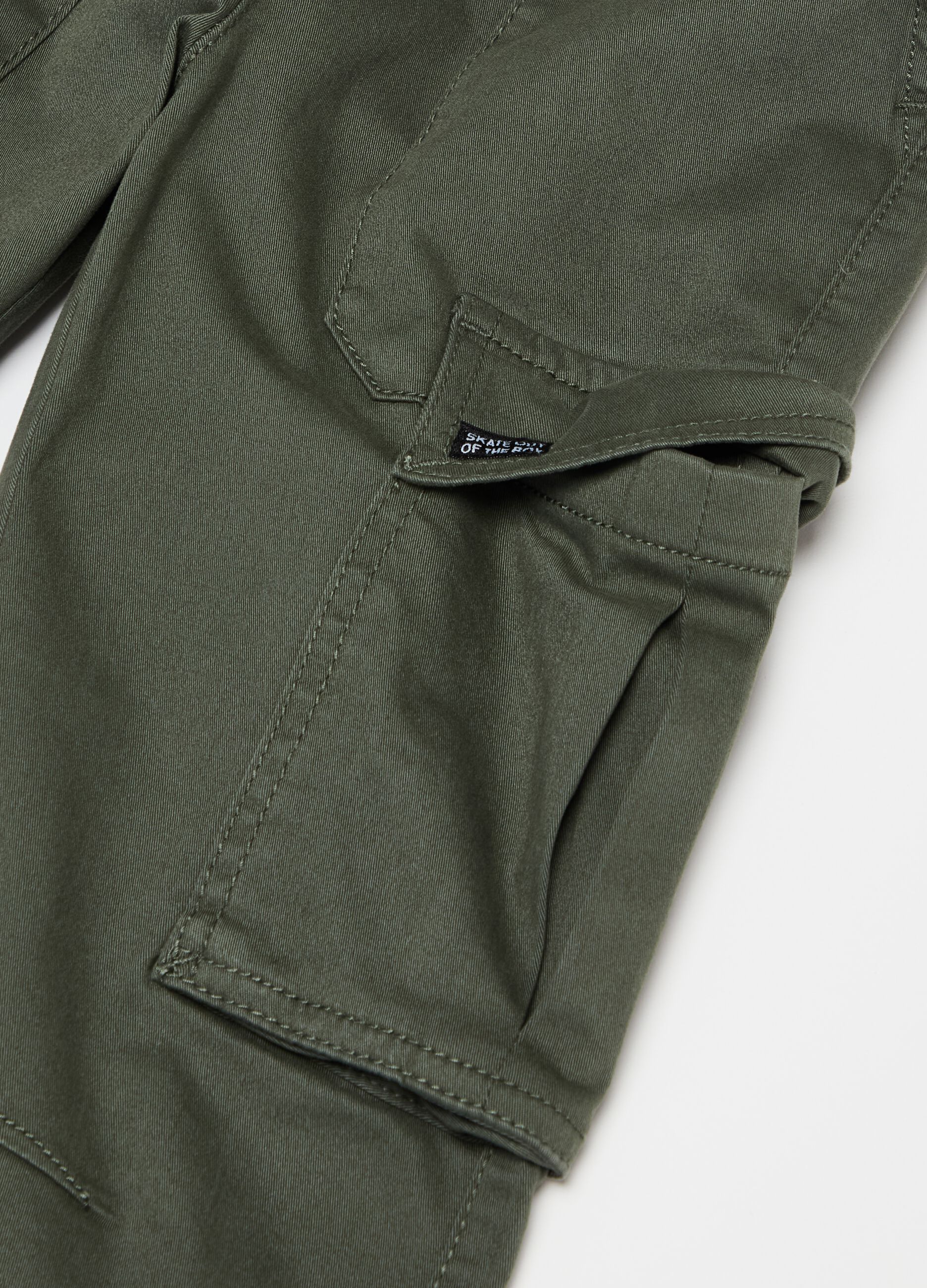 Cargo joggers with drawstring