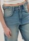 Light blue pure cotton denim Bermuda shorts, baggy fit_3