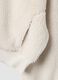 Beige crew-neck teddy-effect sweatshirt_7