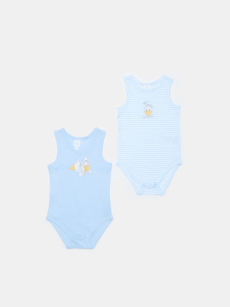 Two-pack Donald Duck 90 bodysuits in organic cotton_0