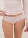 Regular fit pink stretch cotton briefs_1