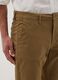 Brown slim-fit stretch-cotton chino trousers_3