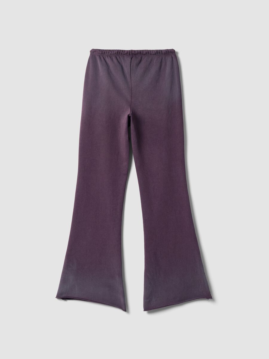 Sun-Faded Burgundy Flare Sweatpants_5