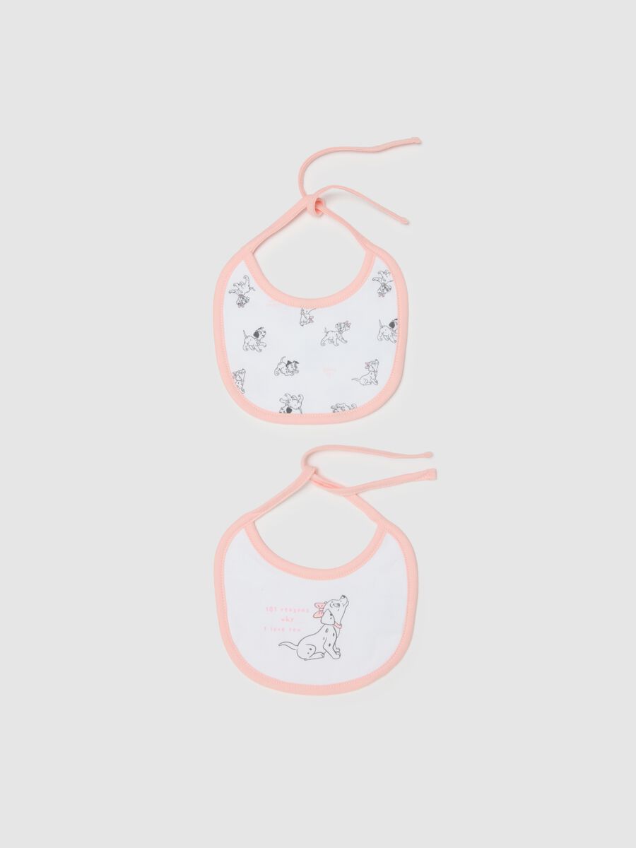 Newborn Cotton Bib Two-Pack in Multicolour with Disney Prints_0
