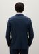 Blue Stretch Fabric Slim Fit Blazer_4