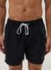 Black swim shorts with drawstring waist_1