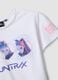 Girls' white pure cotton T-shirt regular fit with print_3