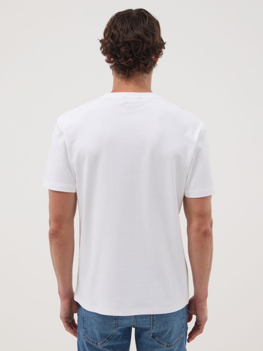 White pure cotton T-shirt_3