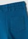 Pantaloni jogger blu in puro cotone_3