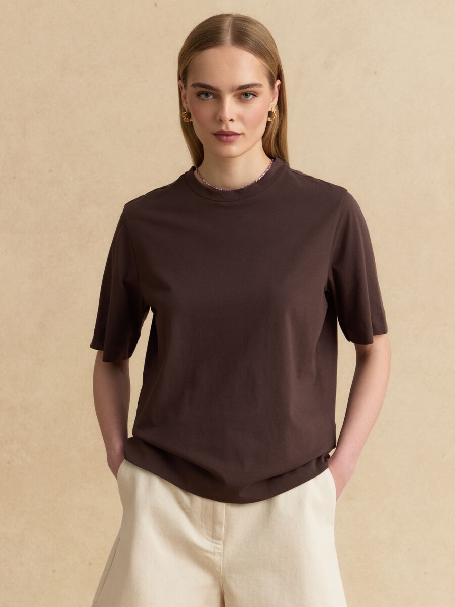 &Kappa;&alpha;&phi;έ &kappa;&omicron;&nu;&tau;&omicron;&mu;ά&nu;&iota;&kappa;&omicron; T-shirt &alpha;&pi;ό 100% &beta;&alpha;&mu;&beta;ά&kappa;&iota;_1