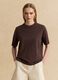Brown pure cotton short-sleeve T-shirt_2