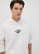 Sweatshirt branca com capuz em algod&atilde;o puro com estampado Mario Kart_0