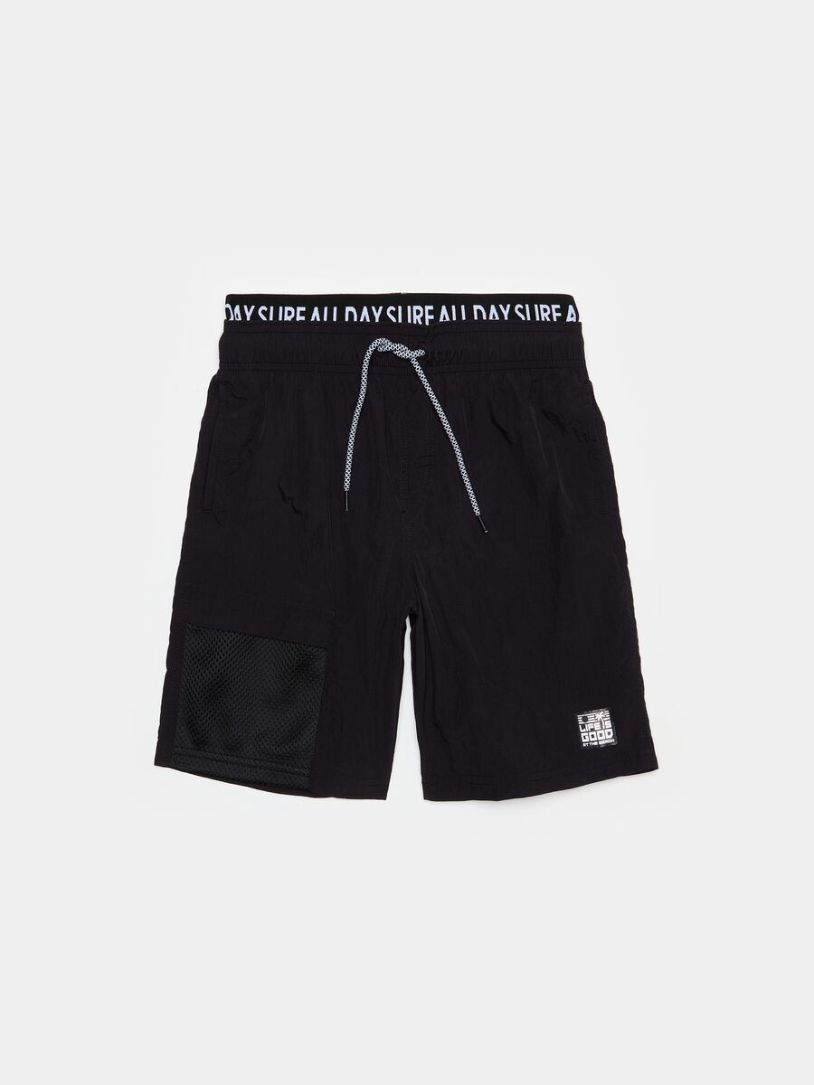Swimming trunks with external elastic_0
