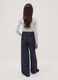 Jeans blu wide leg in misto cotone e lyocell_2