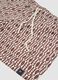 Brown geometric-print swim shorts_1
