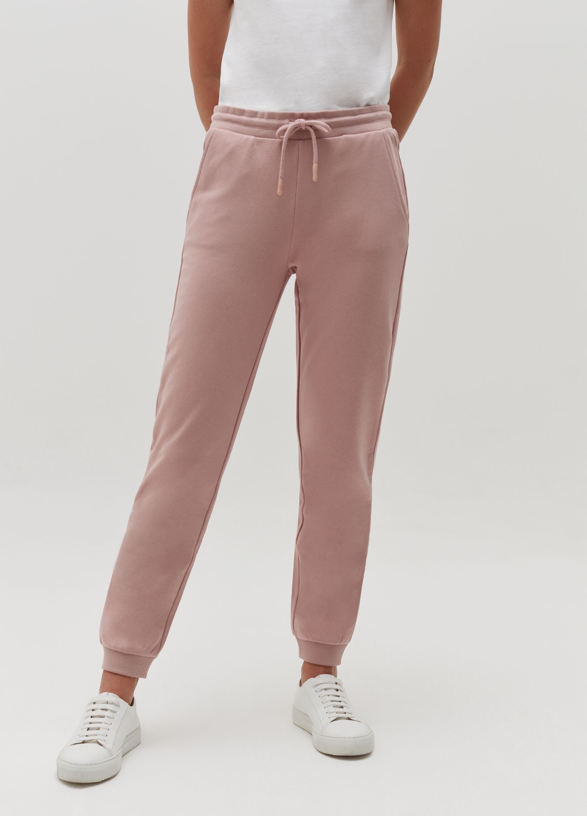 Regular-fit joggers with drawstring