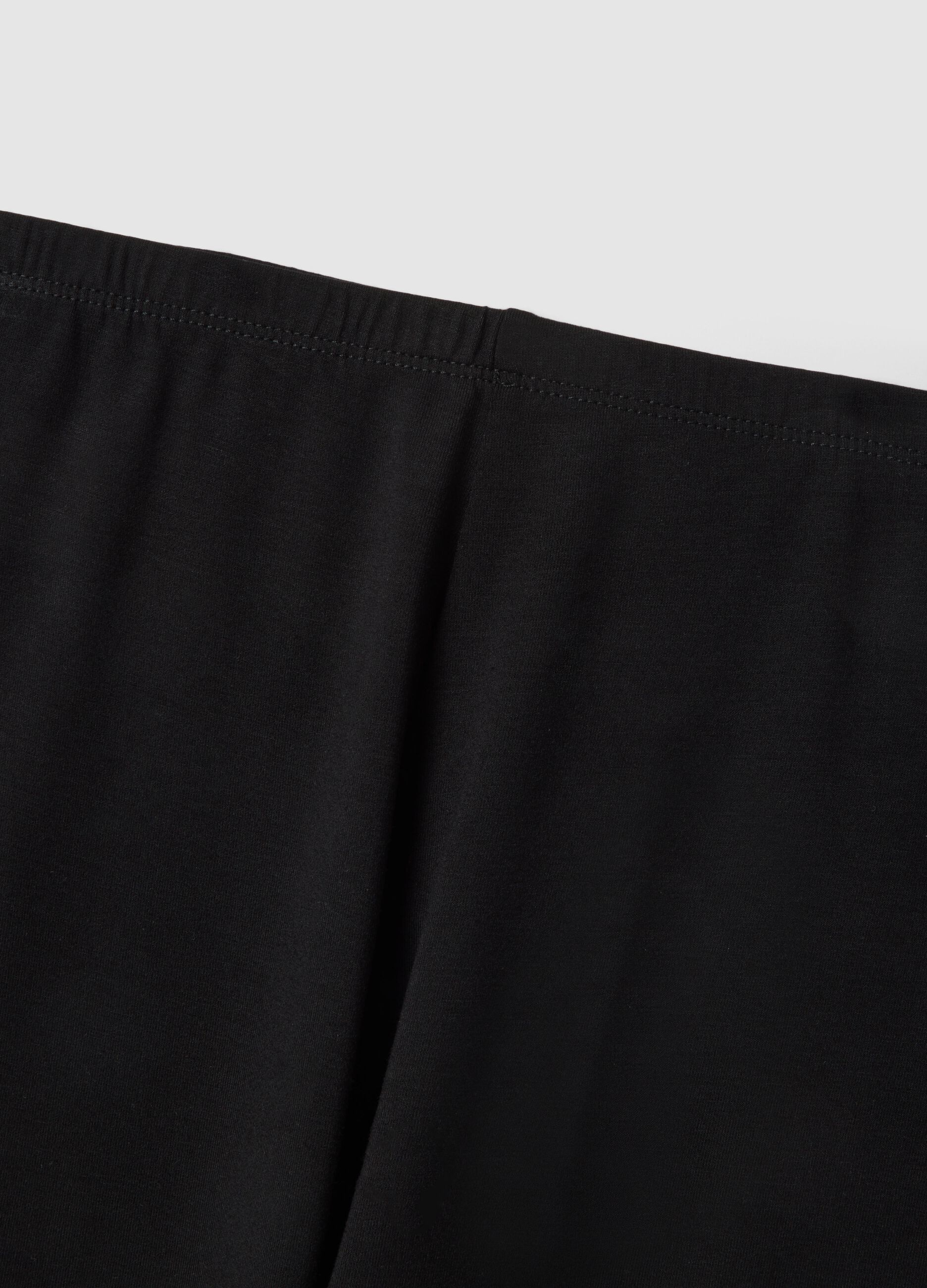 Crne Skinny Fit Trudničke Tajice od Rastezljive Viskoze