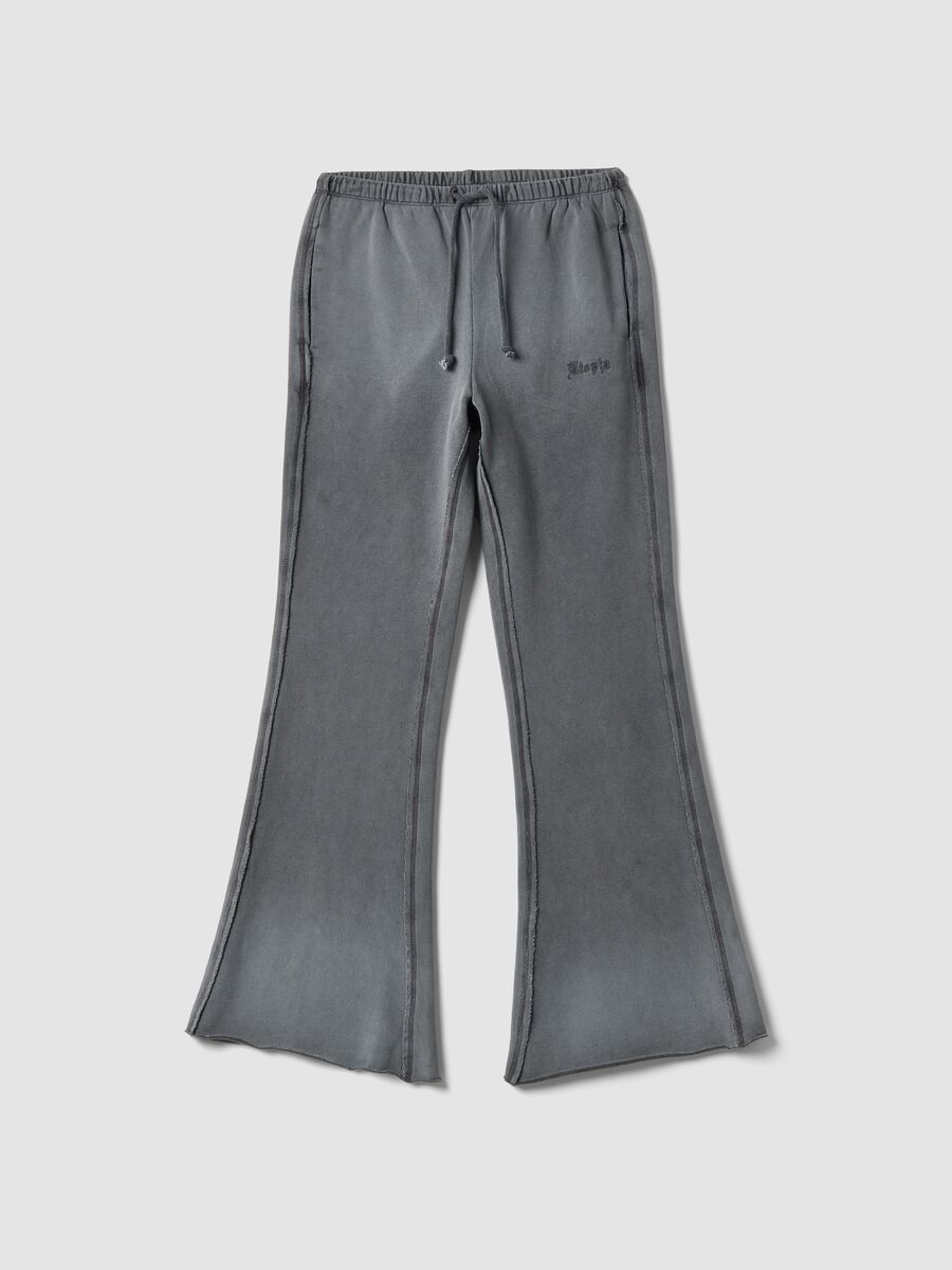 Flared Sweatpants in Vintage Grey_0