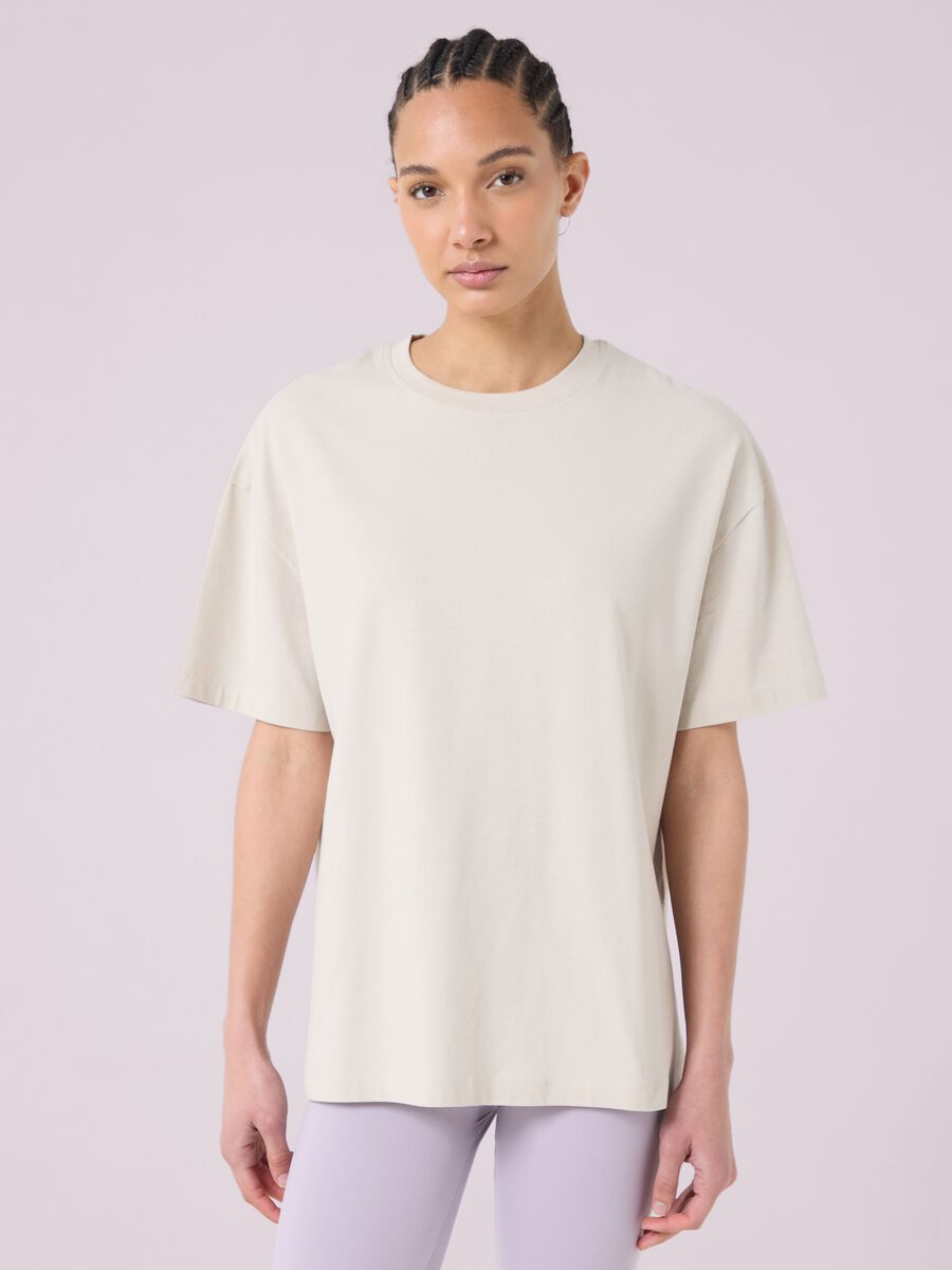 Stretch Cotton Oversized T-shirt ALTAVIA STUDIO_1