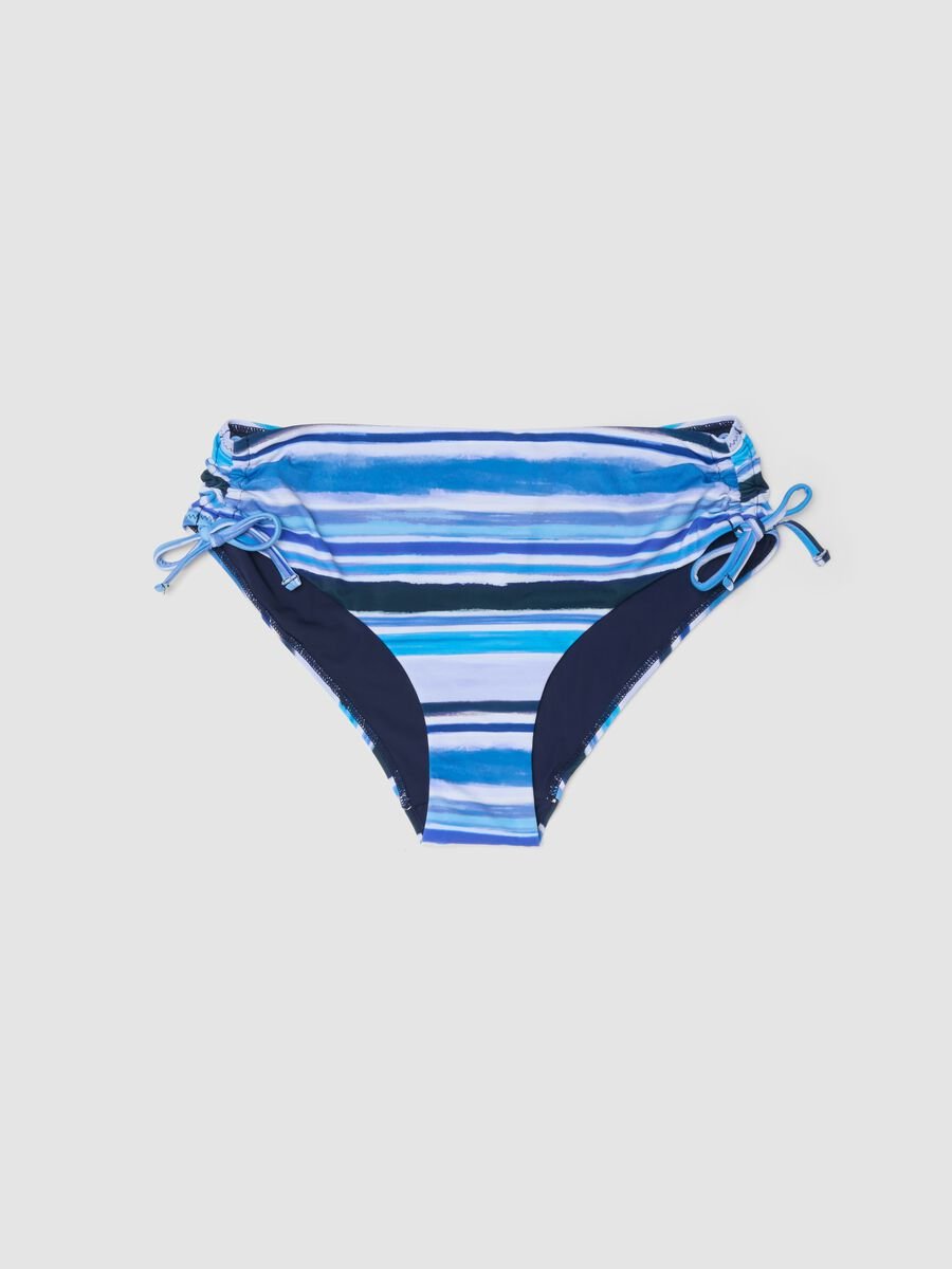 Blue stretch bikini bottoms_4