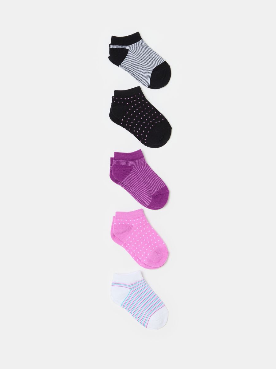 Pack cinco calcetines cortos de algodón orgánico_0