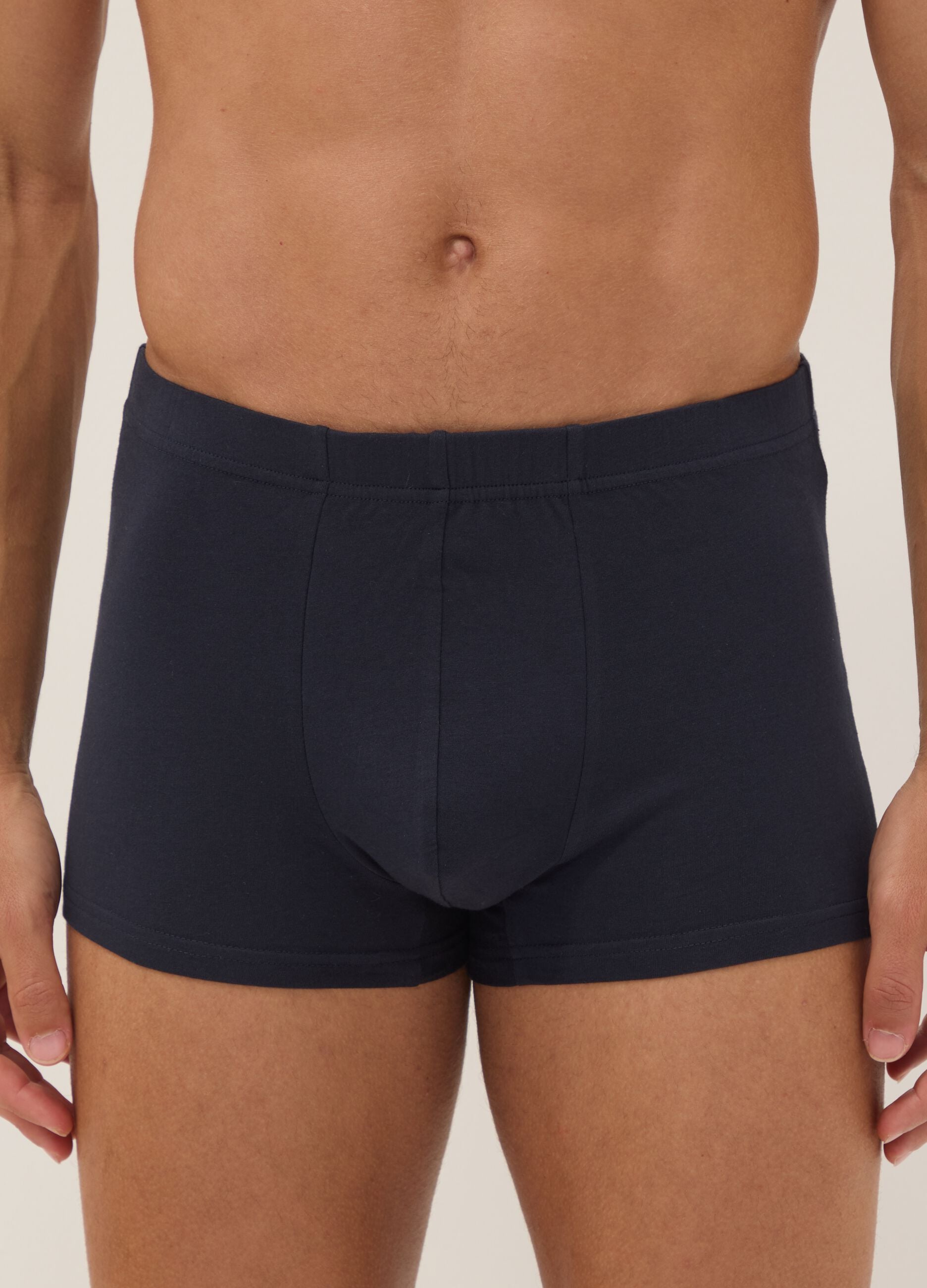 Blaue Boxershorts aus Bio-Baumwolle
