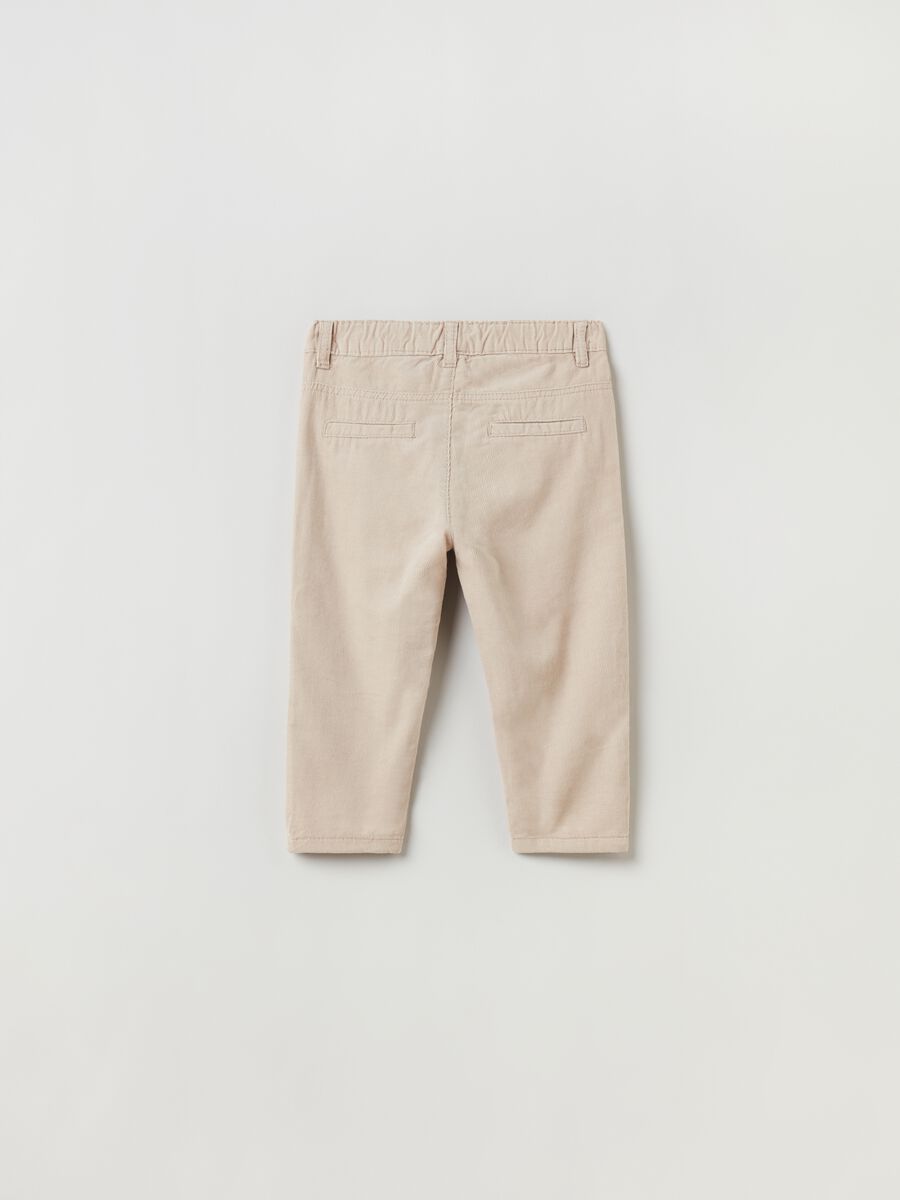 Cotton corduroy trousers_1