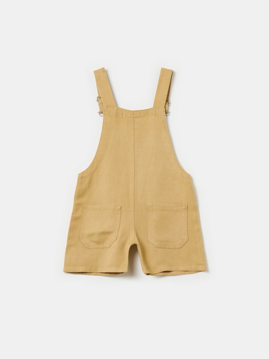 Viscose and linen dungarees_1
