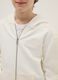 Boys' white pure cotton hoodie relaxed fit_2