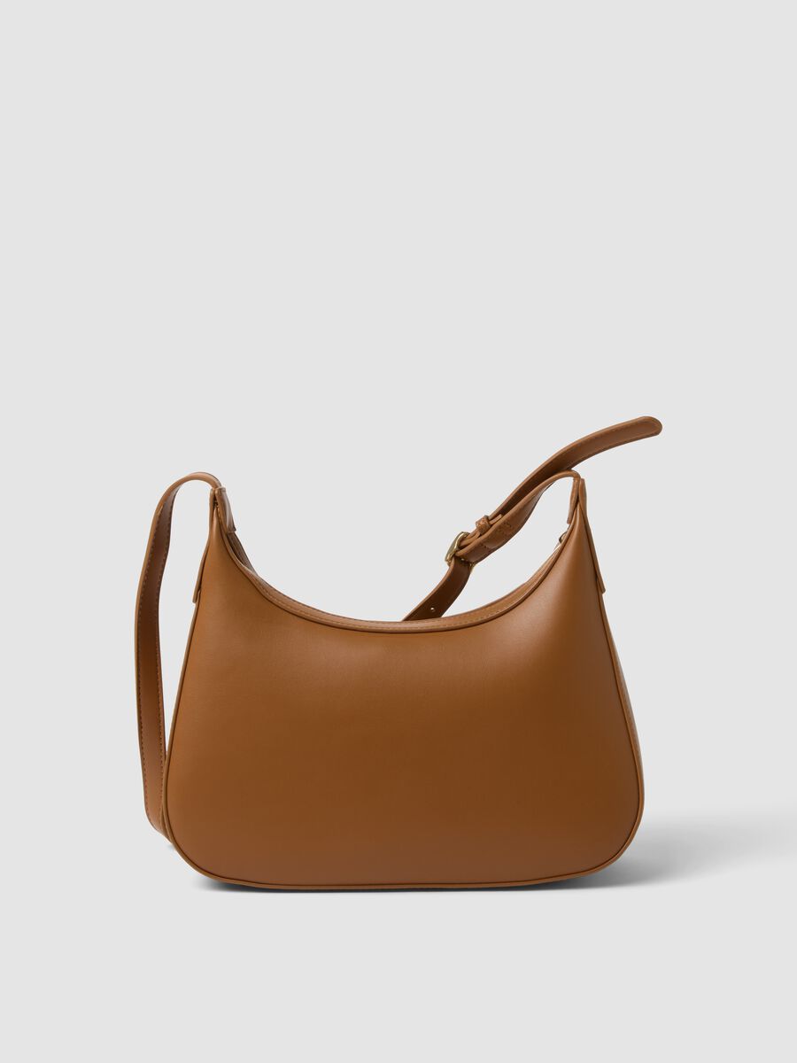 Braune Schultertasche im minimalistischen Design_1