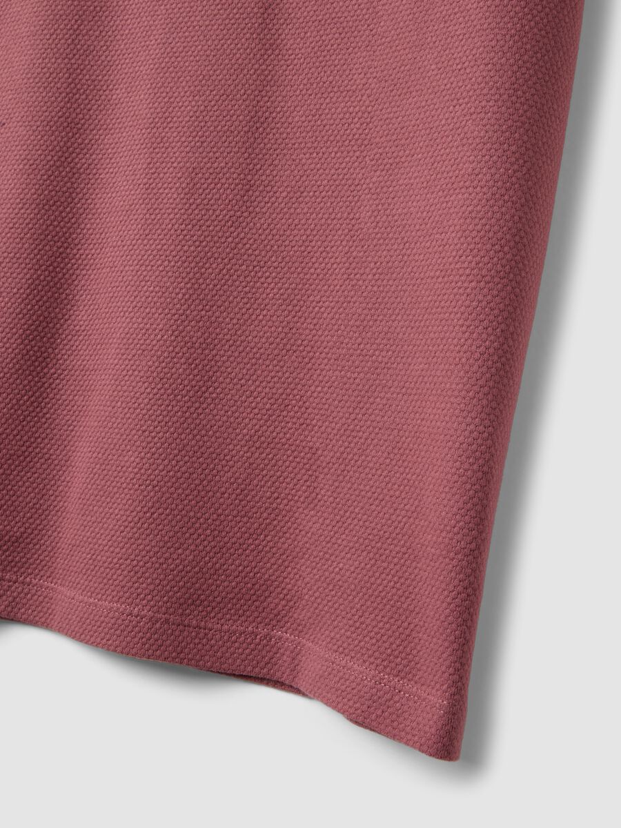 Pink short-sleeve pure cotton T-shirt_5