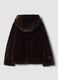 Brown regular-fit hooded jacket_6
