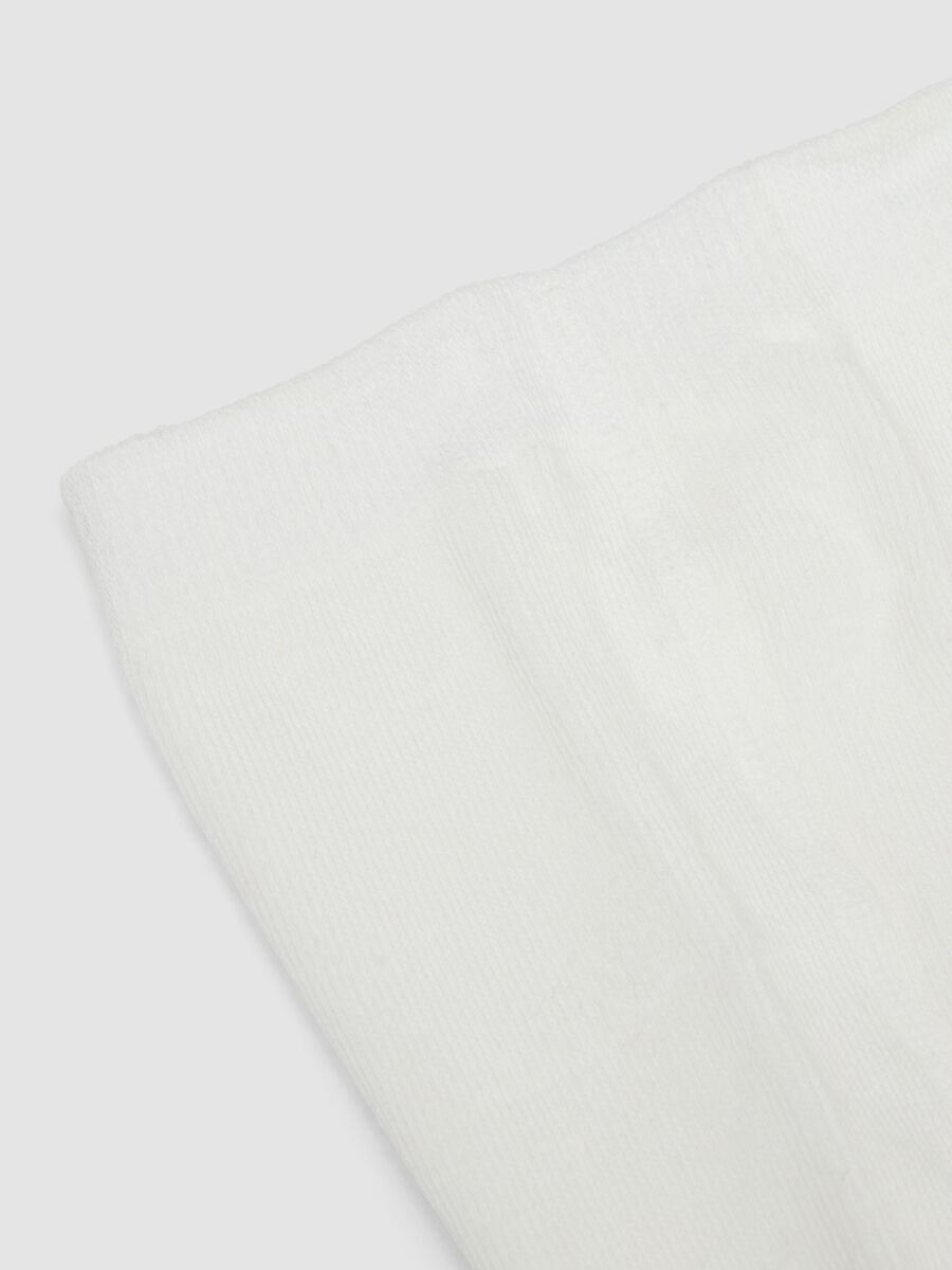 Collant bianco in cotone organico elasticizzato_2