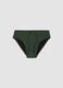 Green stretch fabric swim briefs_4