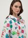 Camisola branca em algod&atilde;o el&aacute;stico com padr&atilde;o floral, regular fit_0