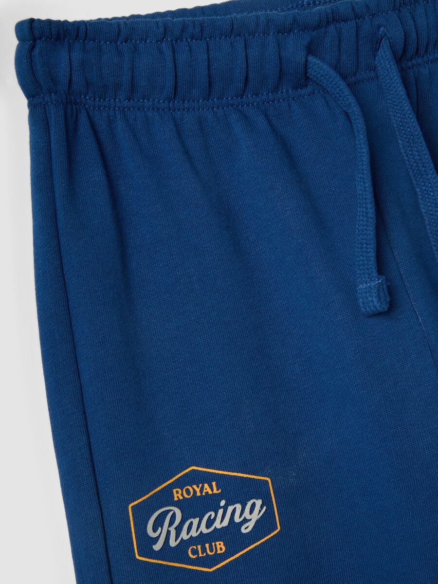 Children's regular fit pure cotton blue trousers_2