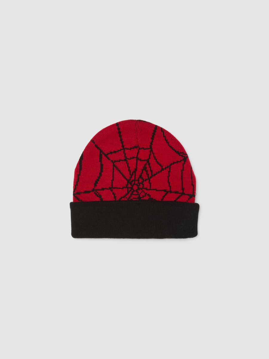 Red MARVEL Spider-Man printed hat_1
