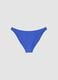 Blue stretch-fabric bikini bottoms_0