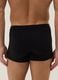 Pack de 3 boxers pretos em algod&atilde;o el&aacute;stico, corte regular_2